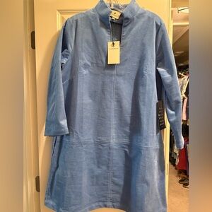 NWT Tuckernuck Women’s corduroy dress. Light blue. Size L